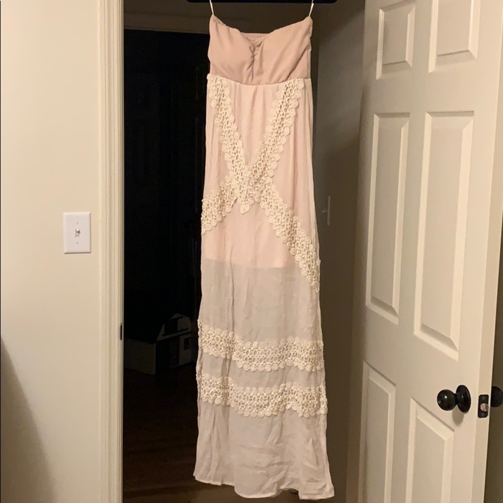 Judith March Gauzy Eyelet Maxi